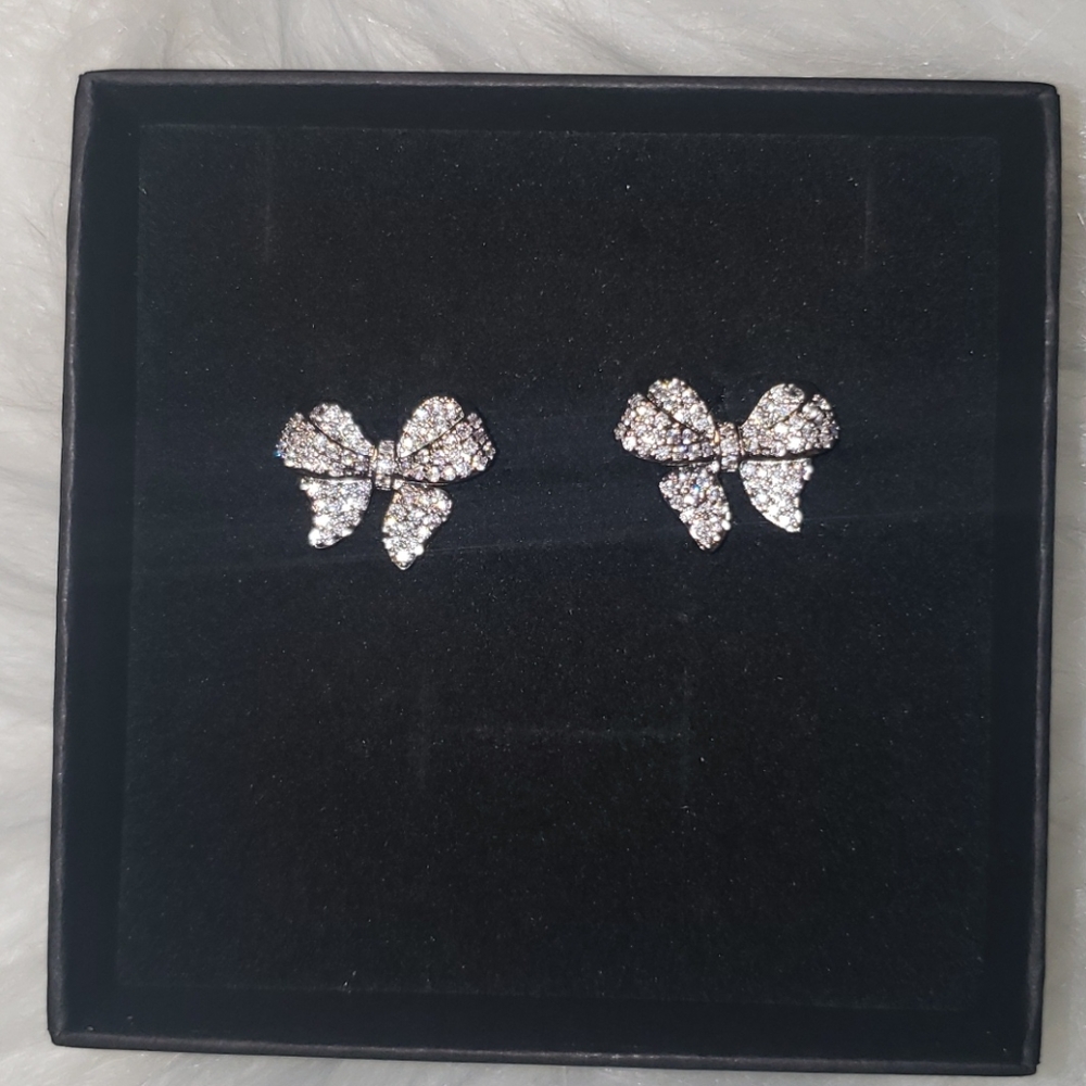 Butterfly Diamond Stud Earrings